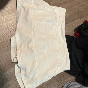 White lululemon tennis skirt